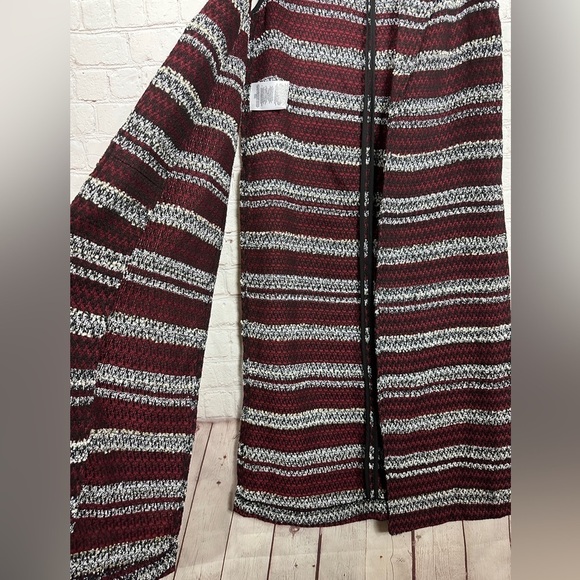 BCBGENERATION long VEST DUSTER cardigan open sides boho western, sz XS - Picture 3 of 6